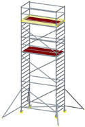 Aluminum stair tower, floor height up to 6.3 m
