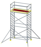 Aluminum stair tower, floor height up to 4.3 m