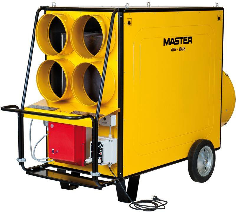 Diesel heater 200 kW and more with indirect combustion