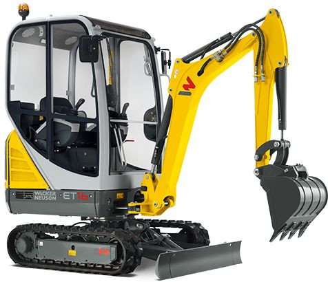 Mini excavator 1,1-1,8 t